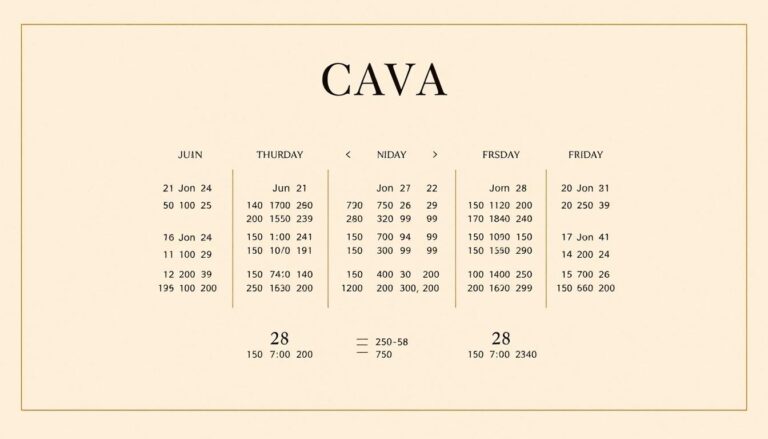 cava hours