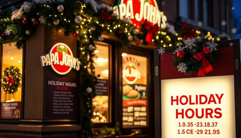 papa john s holiday hours